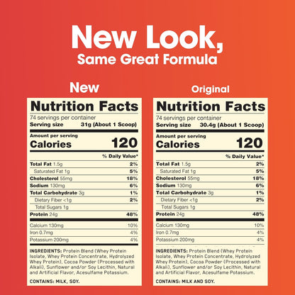 Optimum Nutrition Gold Standard 100% Whey Protein Powder, Double Rich Chocolate, 5 Pound (Packaging May Vary