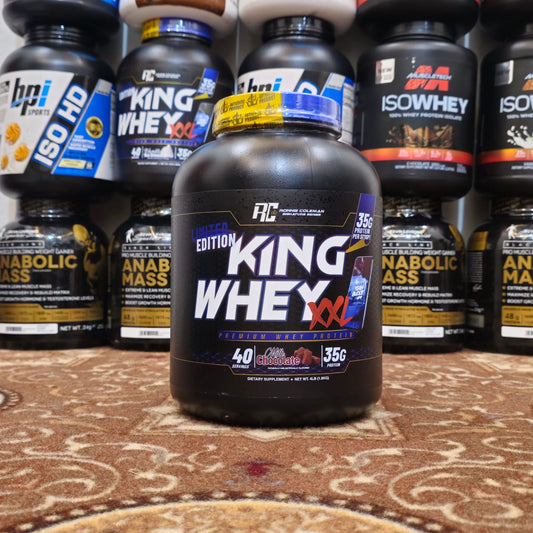 Ronnie Coleman King Whey XXL Premium Whey Protein – Milk Chocolate (4 lbs / 1.8 kg)