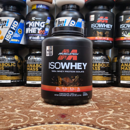 MuscleTech ISO Whey – 100% Whey Protein Isolate (Chocolate Flavor)