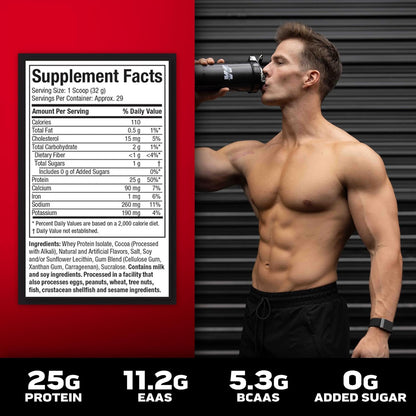 ISO Whey – Pure Protein for Clean Muscle Growth &amp; Fast Recovery (Chocolate Fudge)