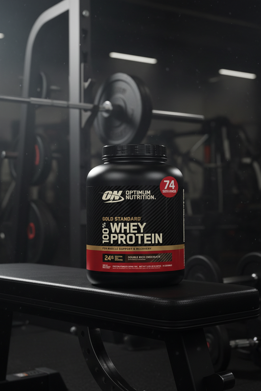 Optimum Nutrition Gold Standard 100% Whey Protein Powder, Double Rich Chocolate, 5 Pound (Packaging May Vary