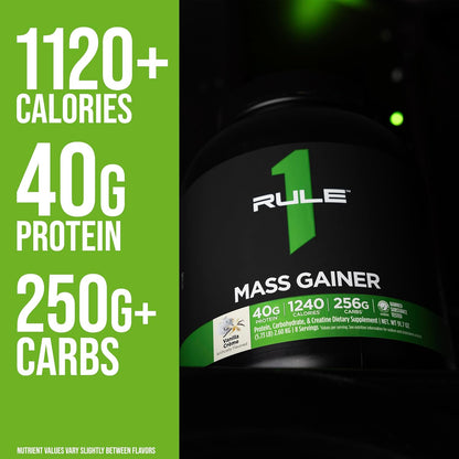 Rule 1 Mass Gainer - High-Calorie Weight Gain Formula